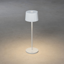  - Přenosná stolní bílá lampička Positano, Konstsmide