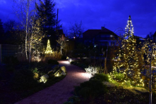 Vánoční les, inspirace na venkovní vánoční osvětlení