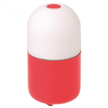  - SMOOZ červená svítící fazole, stolní akumulátorové LED svítidlo, stmívatelné