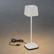  - Nabíjecí přenosná lampička Capri bílá, Konstsmide